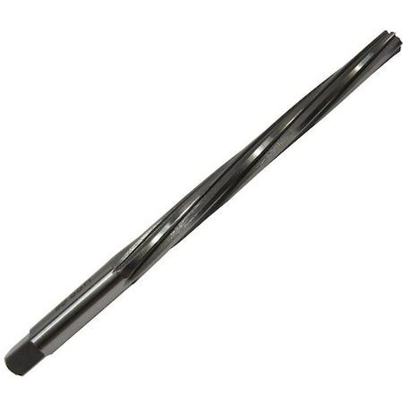 Qualtech Taper Pipe Reamer, 15164 to 11116 Diameter, 112 Size, 414 Overall Length, Round Shank, Sp DWRTPRS1-1/2